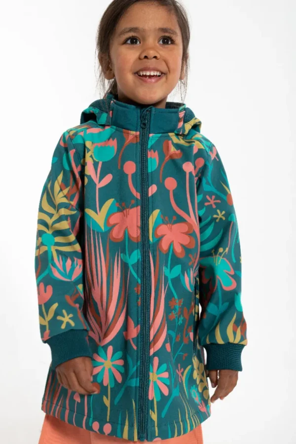 Danefæ Danolivia Softshell Dark Duck WALKABOUT | Børn Softshelljakker