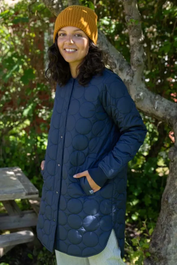 Danefæ Danyesplease Thermo Coat Dark Navy | Dame Termotøj