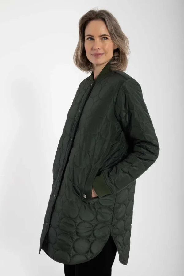 Danefæ Danyesplease Thermo Coat Dark Army | Dame Termotøj