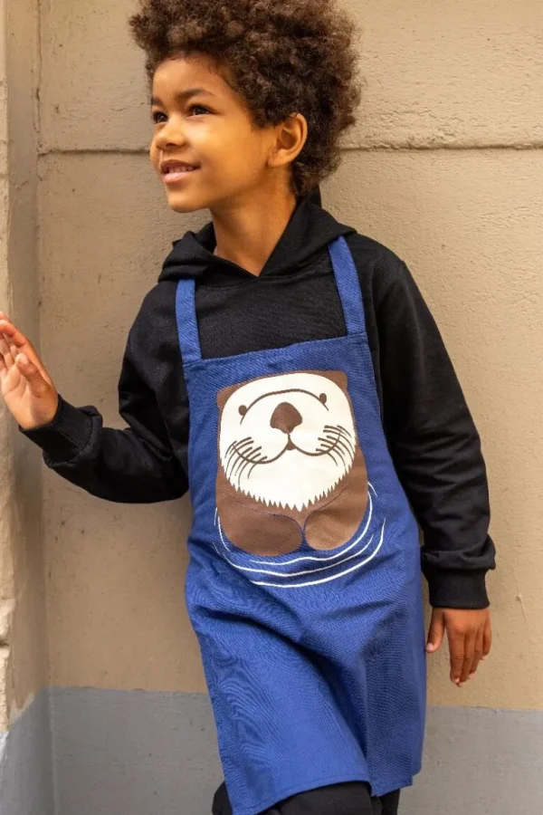 Danefæ DYR Apron - Kids Navy ODDER | Bagehjørnet