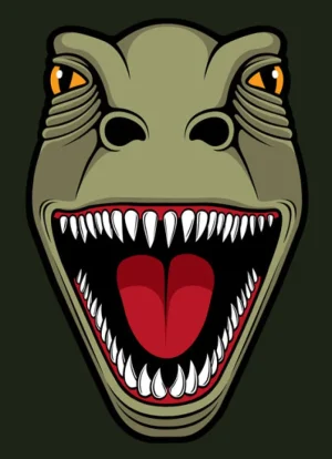 Danefæ DYR Postcard Army T-REX | Kort Og Notesbøger | Bøger Og Kort