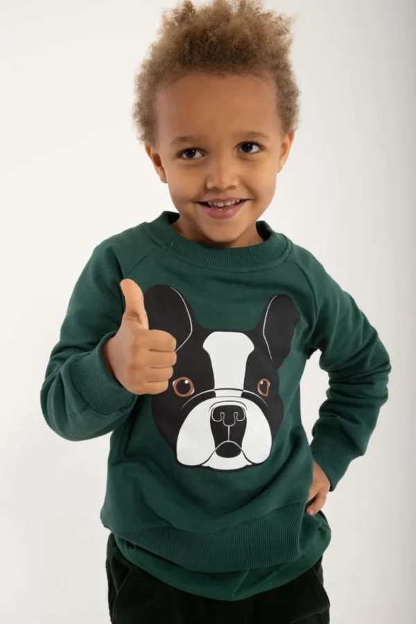 Danefæ Dyrbellow Sweat Army FRENCHIE | Børn Sweatshirts