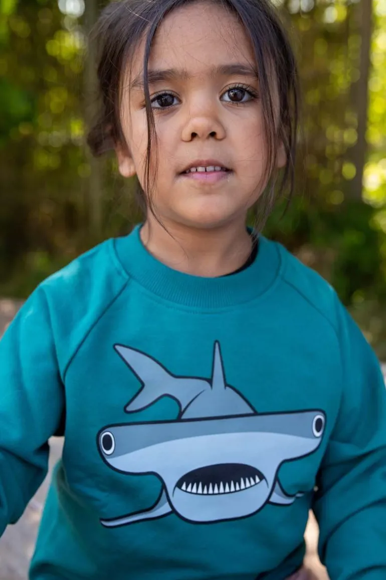 Danefæ Dyrbellow Sweat Dark Duck HAMMERHAJ | Børn Sweatshirts