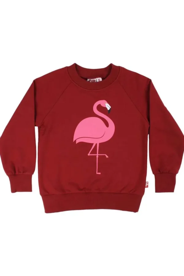 Danefæ Dyrbellow Sweat Dark Red FLAMINGO | Børn Sweatshirts
