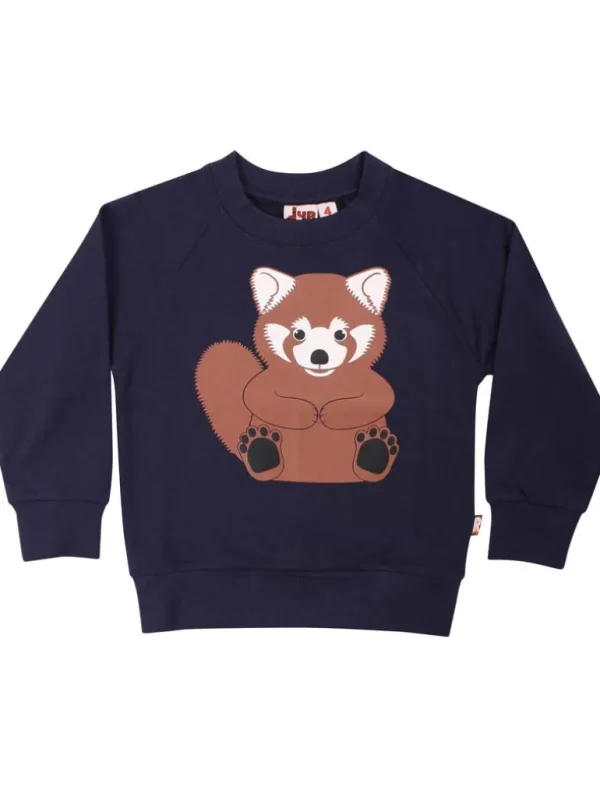 Danefæ Dyrbellow Sweat DK Navy ROED PANDA | Børn Sweatshirts