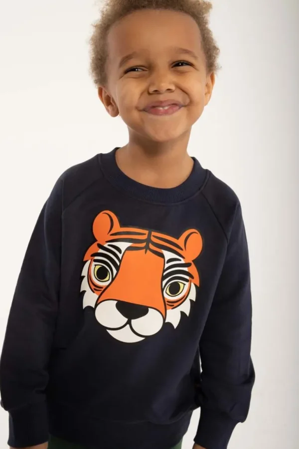 Danefæ Dyrbellow Sweat Dk Navy TIGER | Børn Sweatshirts