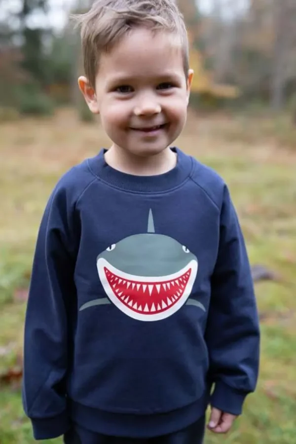 Danefæ Dyrbellow Sweat NOOS Dk Navy HAJ | Børn Sweatshirts