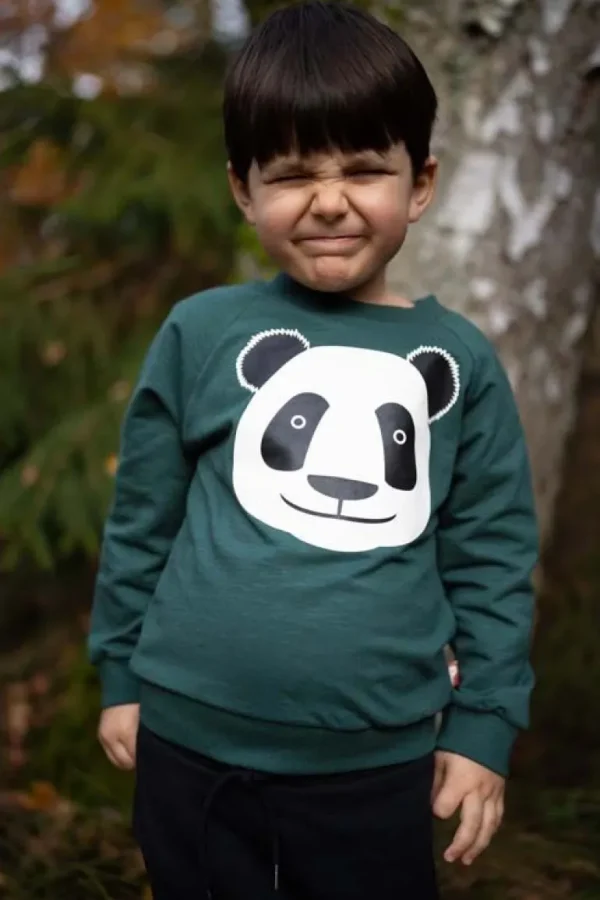 Danefæ Dyrbellow Sweat NOOS Grey Duck PANDA | Børn Sweatshirts