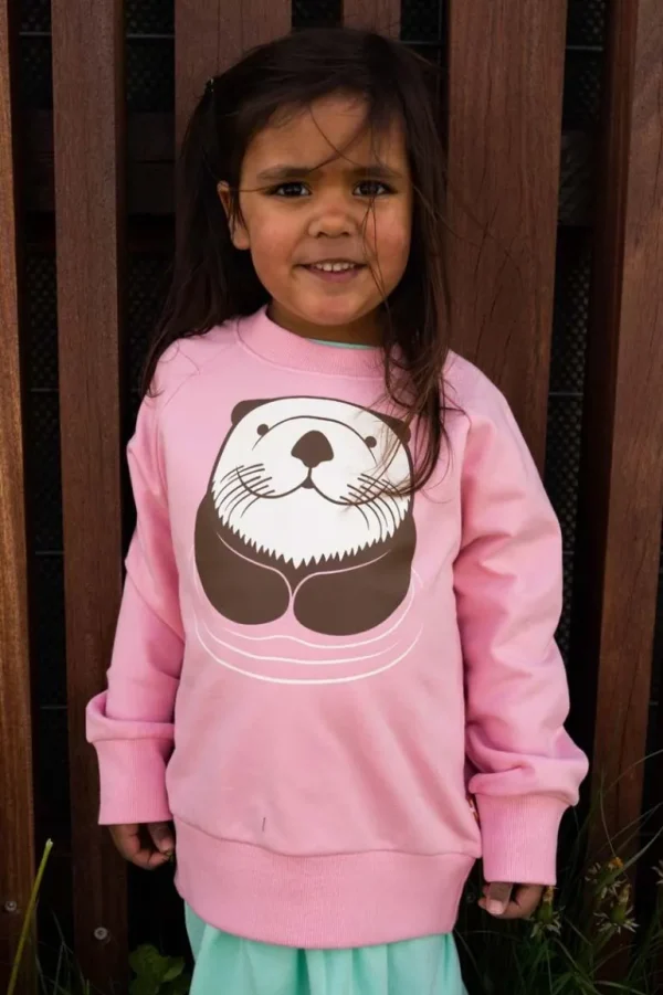 Danefæ Dyrbellow Sweat Pastel Pink HAVODDER | Børn Sweatshirts