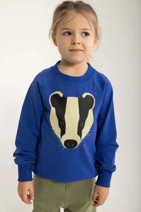 Danefæ Dyrbellow Sweat Royal Blue GRAEVLING | Børn Sweatshirts