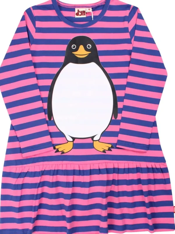 Danefæ Dyrbirdy Dress Deep Blue/Bright Pink PINGVIN | Børn Kjoler
