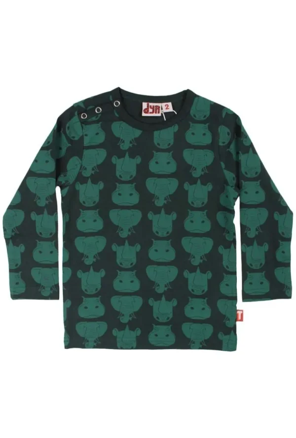 Danefæ Dyrcritter Baby T Black Green TYKHUDER AOP | Bluser