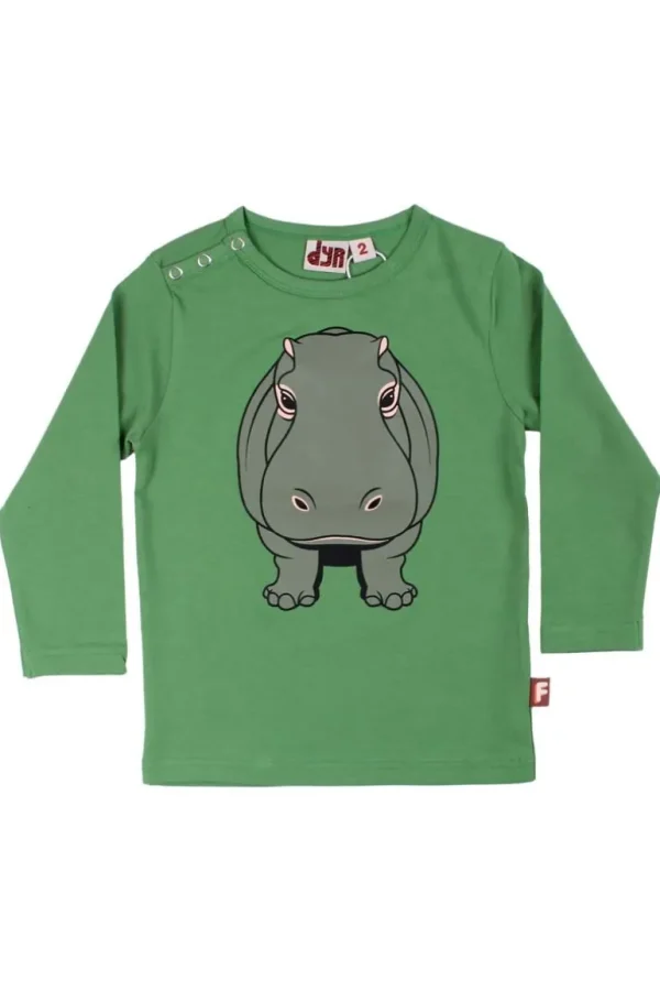 Danefæ Dyrcritter Baby T Jungle HIPPO DIN VEN | Bluser