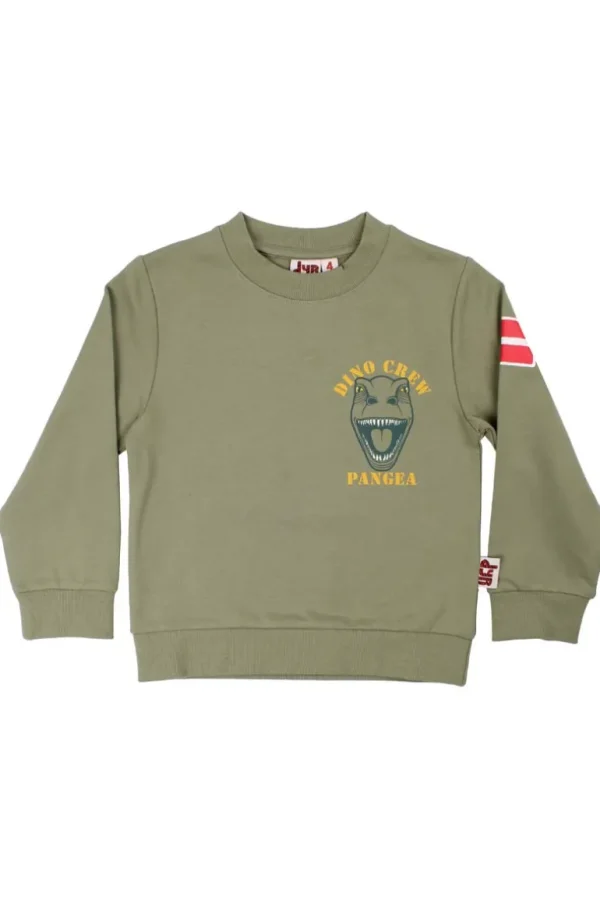 Danefæ Dyrdino Crew Sweat Sage T-REX | Børn Sweatshirts