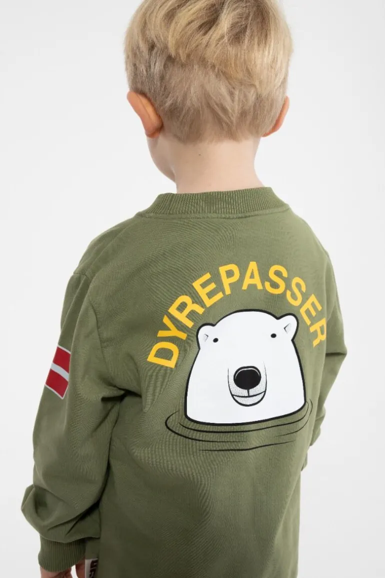 Danefæ Dyrepasser Sweat Sage ISBJOERN | Børn Sweatshirts