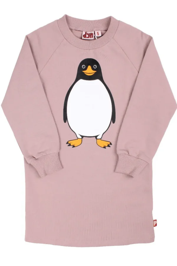 Danefæ Dyrfurry Sweat Dress Vintage Rose PINGVIN | Børn Kjoler