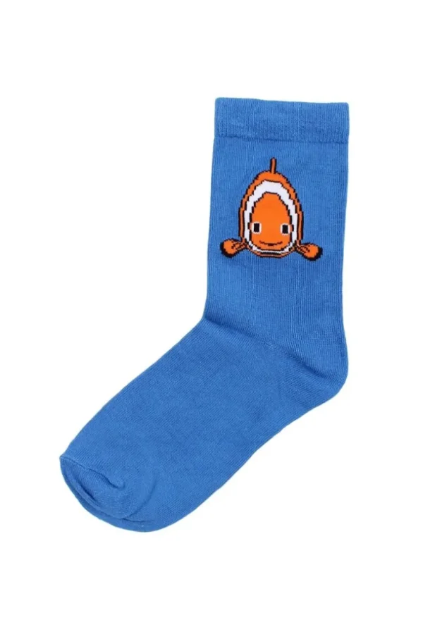Danefæ Dyrgalop socks Blue KLOVNFISK | Børn Strømper