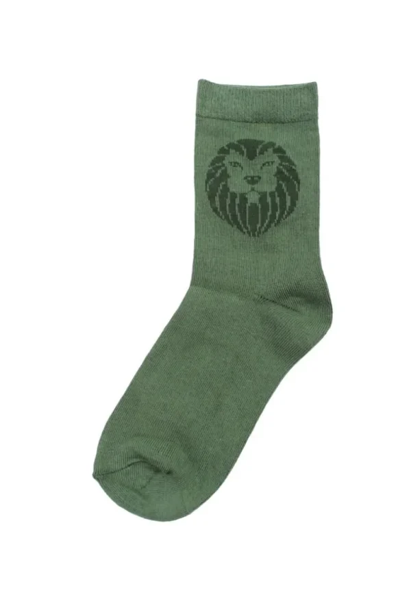 Danefæ Dyrgalop socks Lt Army LOEVE | Børn Strømper