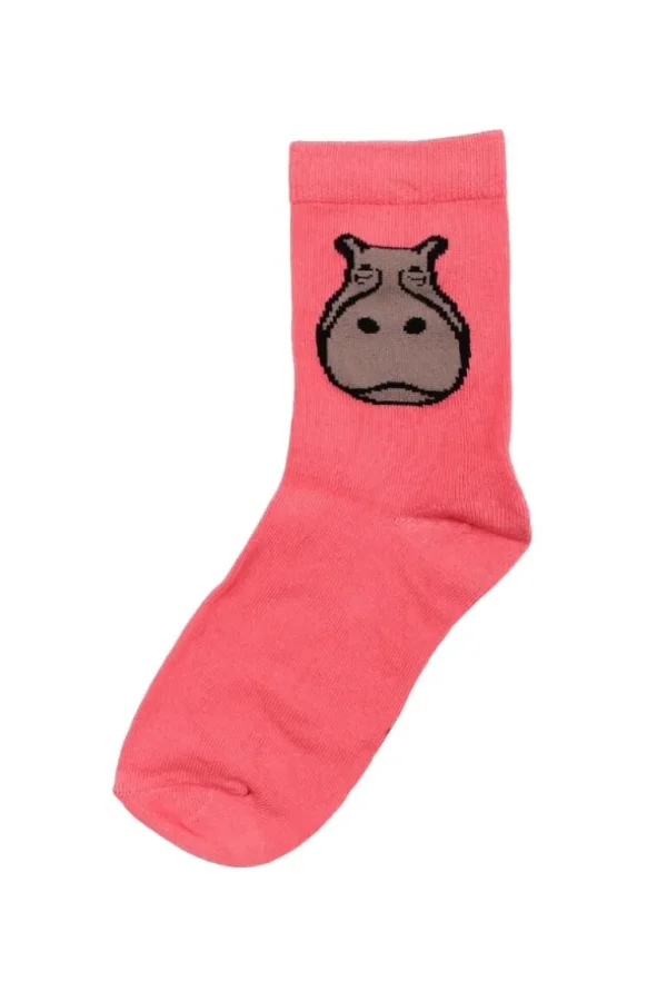 Danefæ Dyrgalop socks Pink FLODHEST | Børn Strømper