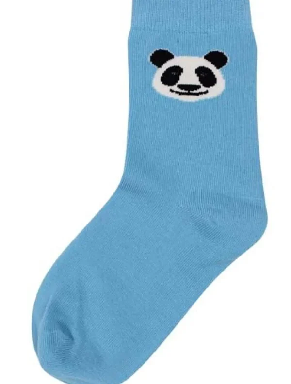 Danefæ Dyrgalop socks Spring Blue PANDA | Børn Strømper