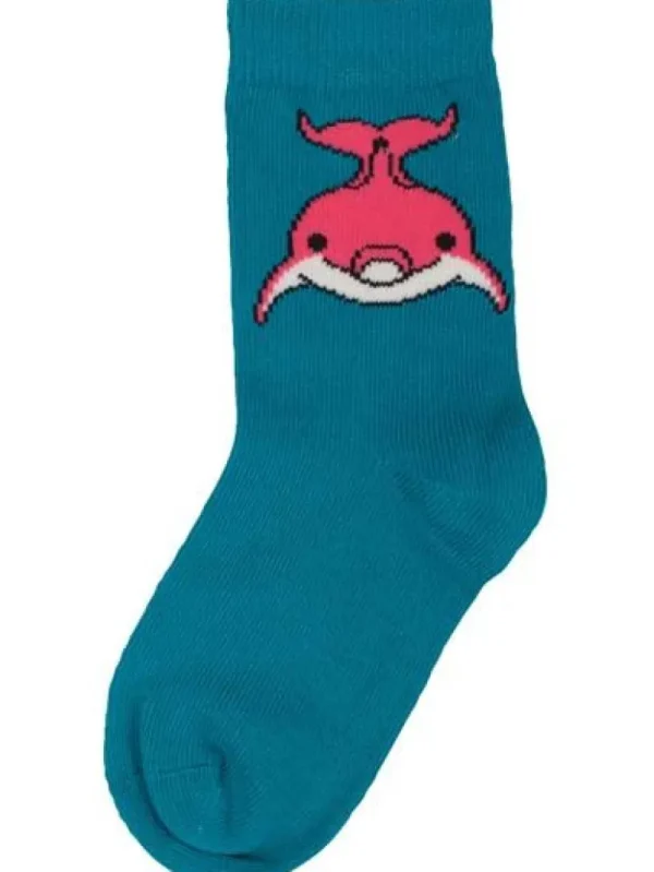 Danefæ Dyrgalop socks Turquoise DELFIN | Børn Strømper