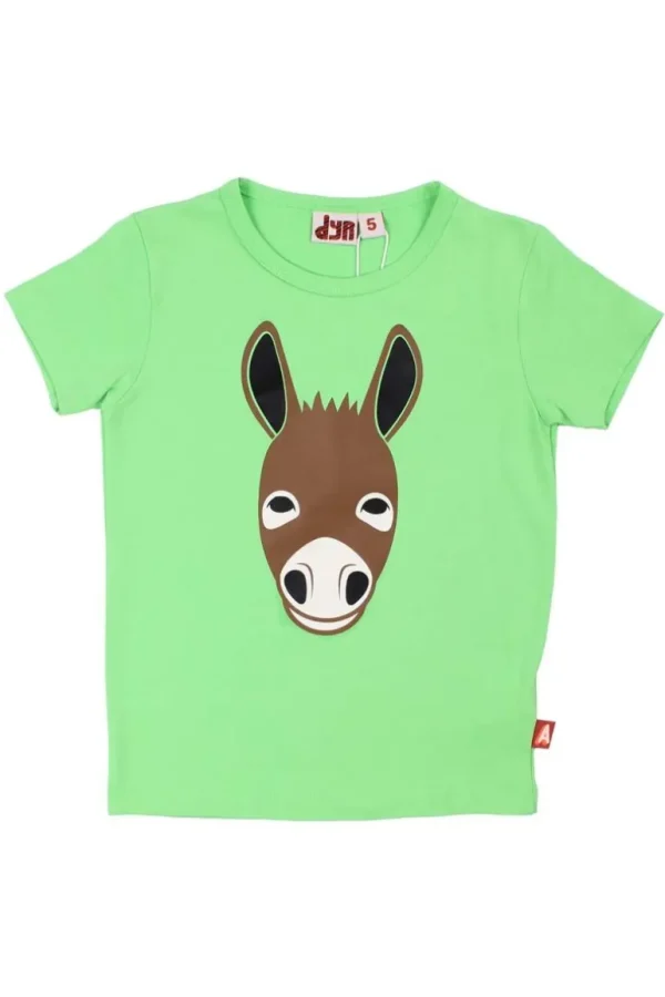 Danefæ Dyrgrowl T Bright Green AESEL | Børn T-shirts