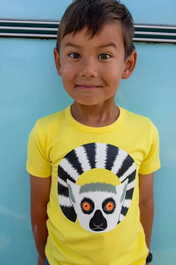 Danefæ Dyrgrowl T Citrus KATTA LEMUR | T-shirts