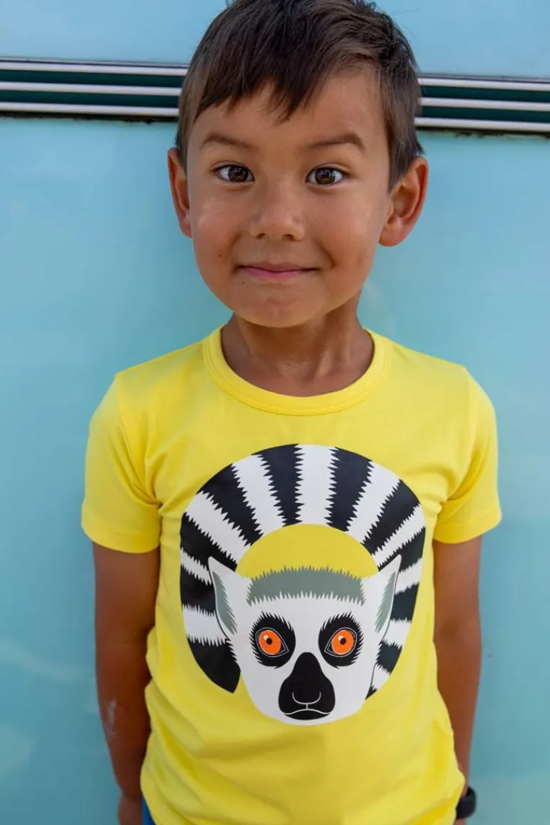 Danefæ Dyrgrowl T Citrus KATTA LEMUR | T-shirts