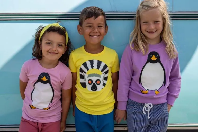 Danefæ Dyrgrowl T Citrus KATTA LEMUR | T-shirts