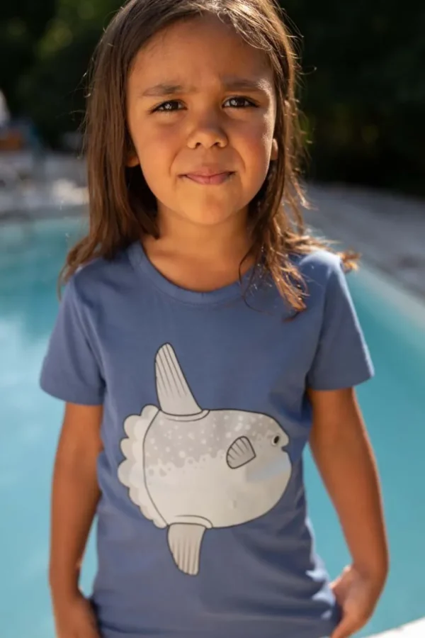 Danefæ Dyrgrowl T Cold Blue KLUMPFISK | Børn T-shirts