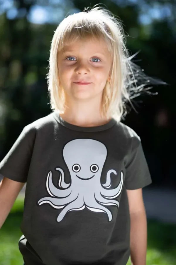 Danefæ Dyrgrowl T Dk Grey BLAEKSPRUTTE | T-shirts