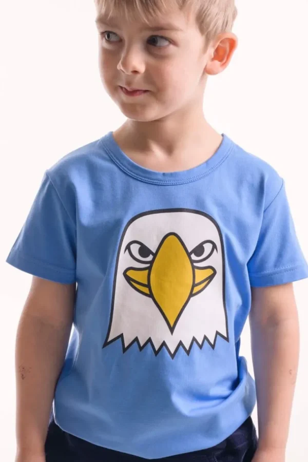 Danefæ Dyrgrowl T Fresh Blue OERN | Børn T-shirts