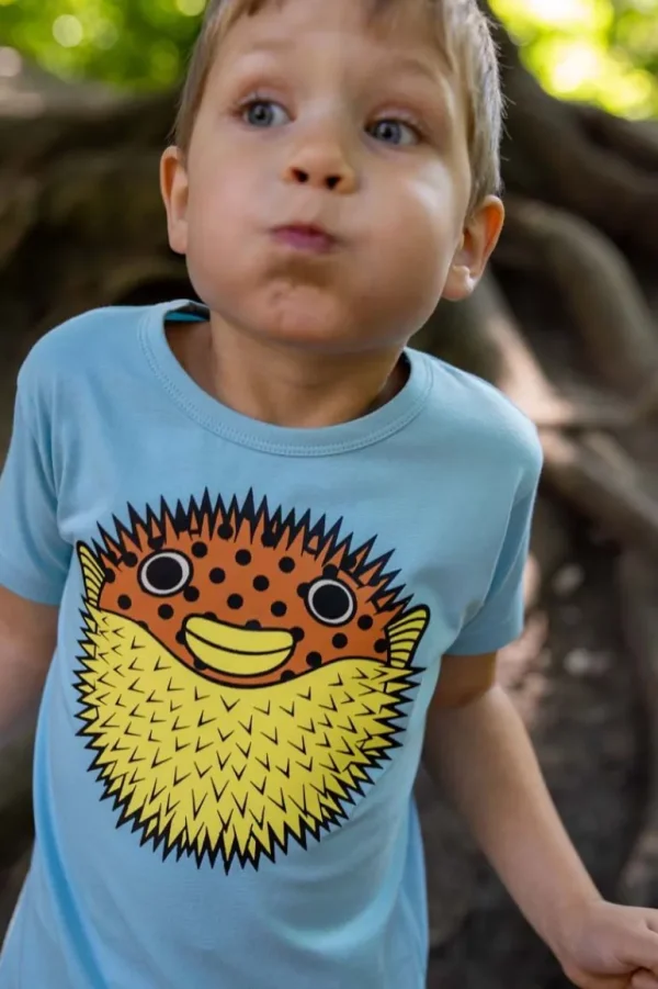 Danefæ Dyrgrowl T Glacier PINDSVINFISK | T-shirts