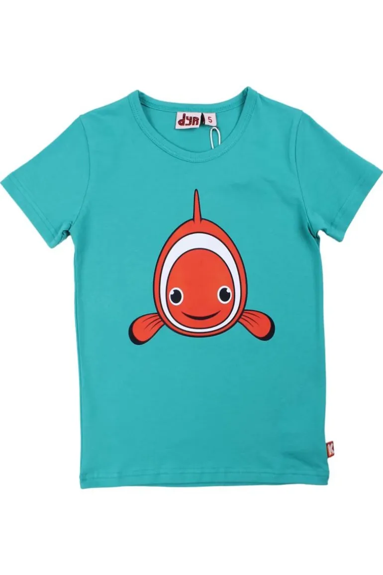 Danefæ Dyrgrowl T Lake Green KLOVNFISK | Børn T-shirts