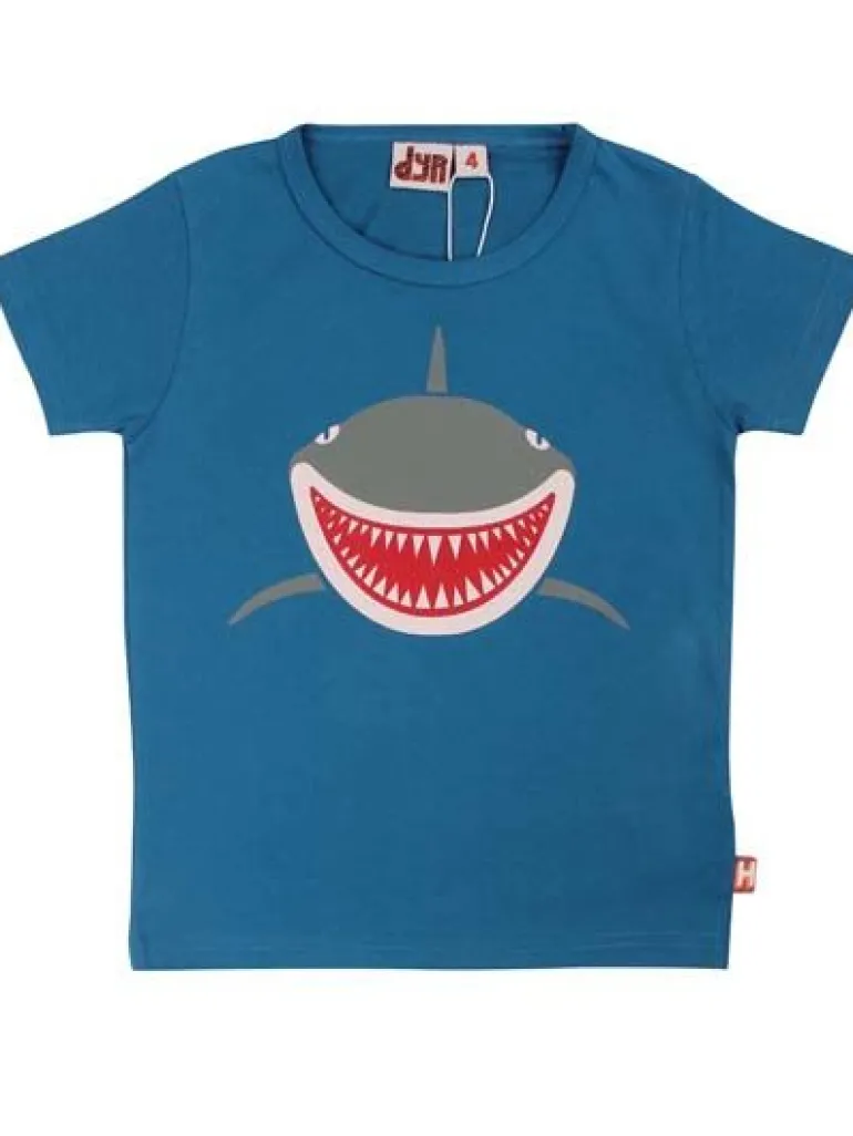Danefæ Dyrgrowl T NOOS Dusty Blue haj | Børn T-shirts