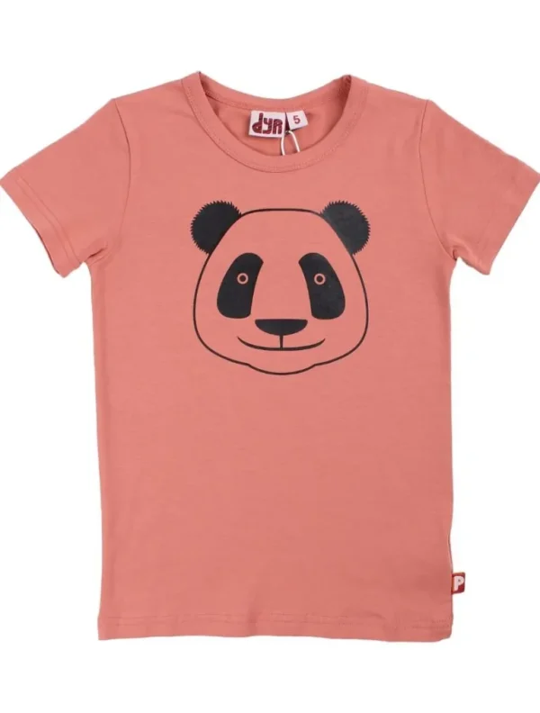 Danefæ Dyrgrowl T Old Rose PANDA | Børn T-shirts