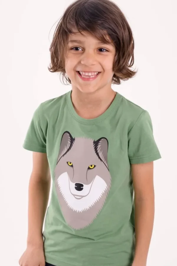 Danefæ Dyrgrowl T Sage ULV | Børn T-shirts