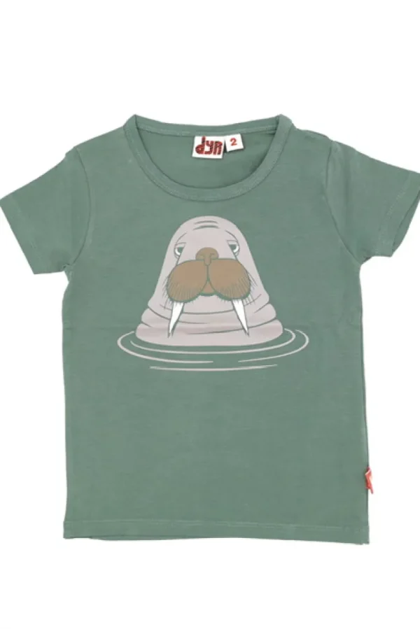 Danefæ Dyrgrowl T Brown HVALROS | Børn T-shirts