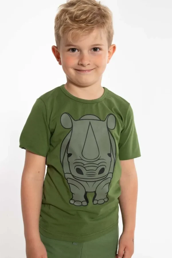 Danefæ Dyrgrowl T Din Ven Army NAESEHORN | Børn T-shirts