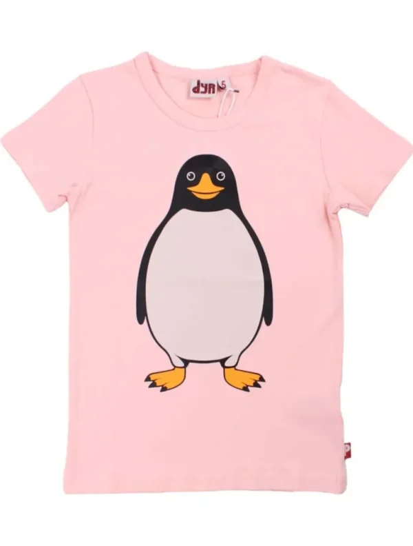 Danefæ Dyrgrowl T Din Ven Powder Peach PINGVIN | Børn T-shirts