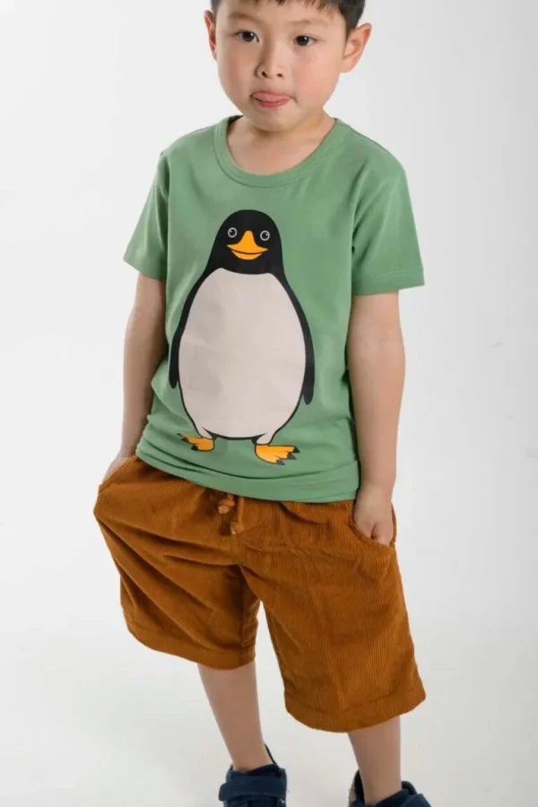 Danefæ Dyrgrowl T Din Ven Sage PINGVIN | Børn T-shirts