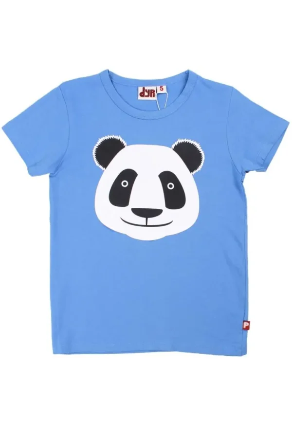 Danefæ Dyrgrowl T Fresh Blue PANDA | Børn T-shirts