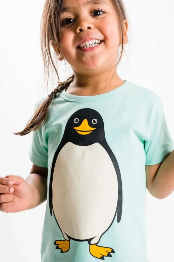 Danefæ Dyrgrowl T Fresh Mint PINGVIN | Børn T-shirts