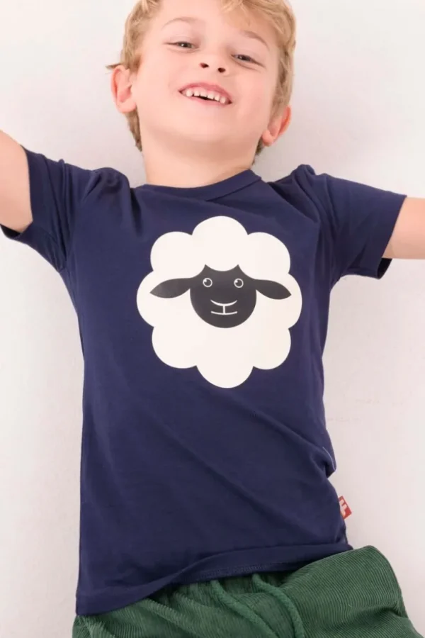 Danefæ Dyrgrowl T Navy FAAR | Børn T-shirts