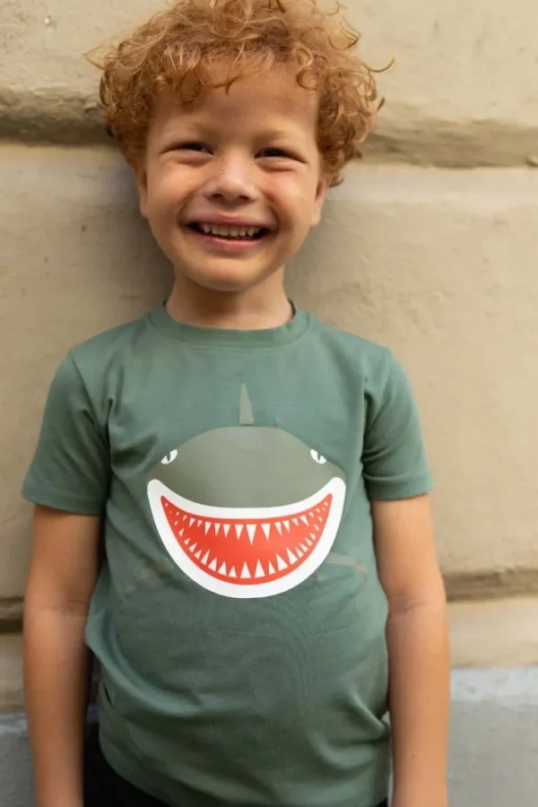 Danefæ Dyrgrowl T Rover Khaki HAJ | Børn T-shirts