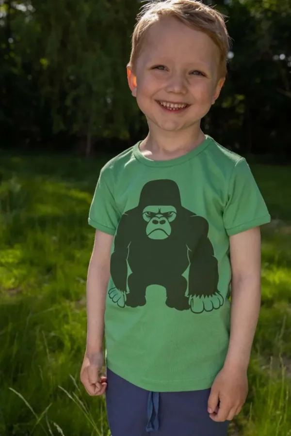 Danefæ Dyrhide T Dusty Green GORILLA | Børn T-shirts
