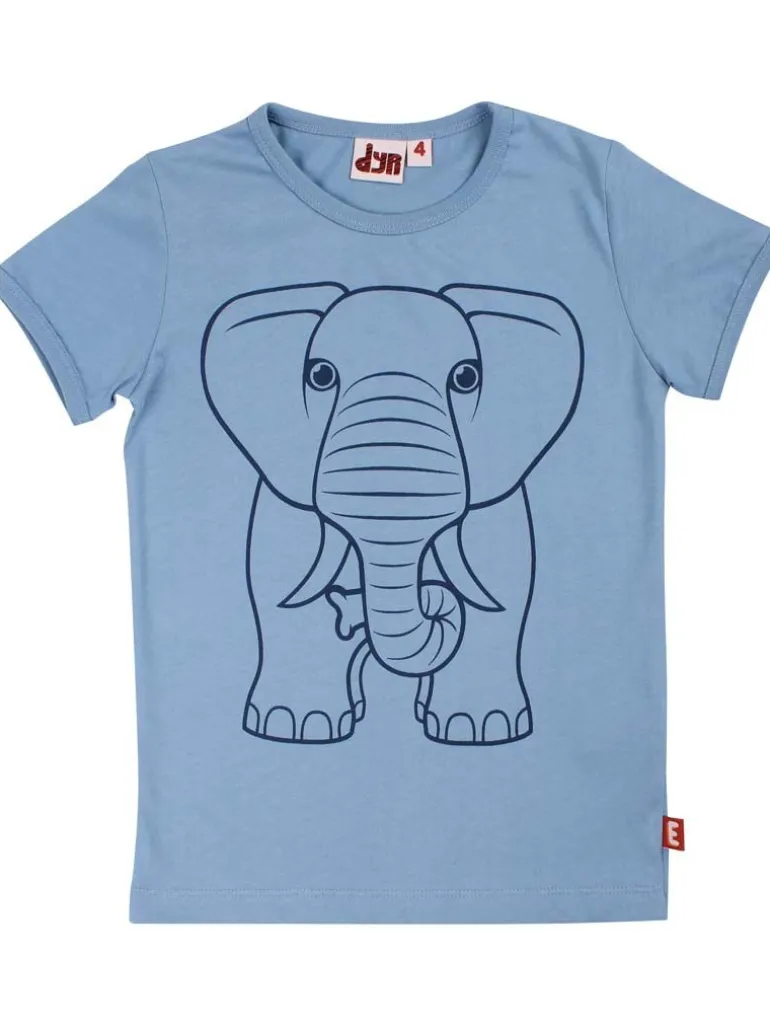Danefæ Dyrhide T Porcelaine OUTLINE ELEFANT | Børn T-shirts