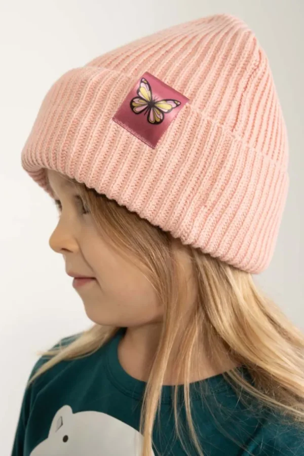 Danefæ Dyrland Cotton Beanie Gentle Rose | Børn Vanter Og Huer