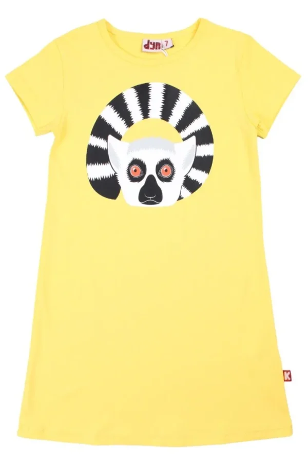 Danefæ Dyrloud Dress Bright Yellow KATTALEMUR | Børn Kjoler