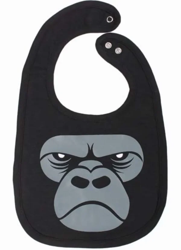 Danefæ Dyrmunchie Bib Black GORILLA | Hagesmække